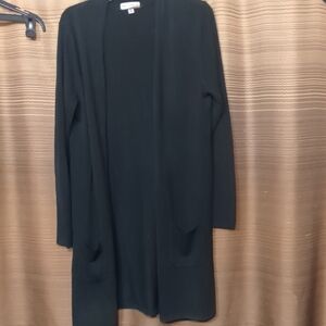 Rebecca Malone Black Knit Cardigan